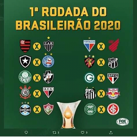 Tabela de jogos do Flamengo no Brasileirão Série A 2020
